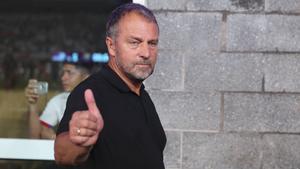 Flick vive días felices al frente del FC Barcelona