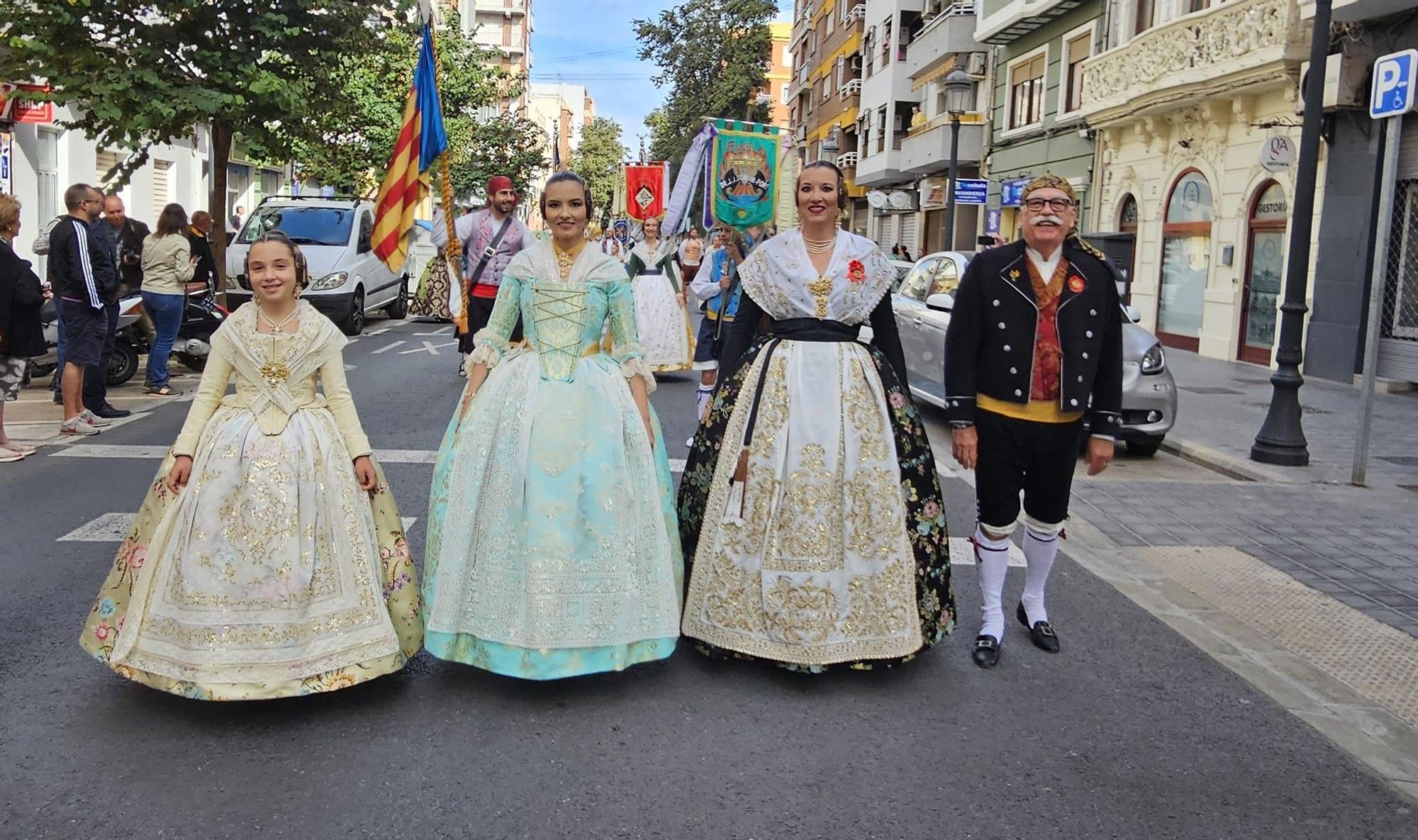 Las comisiones el Marítim, protagonistas en el Homenaje a la Senyera
