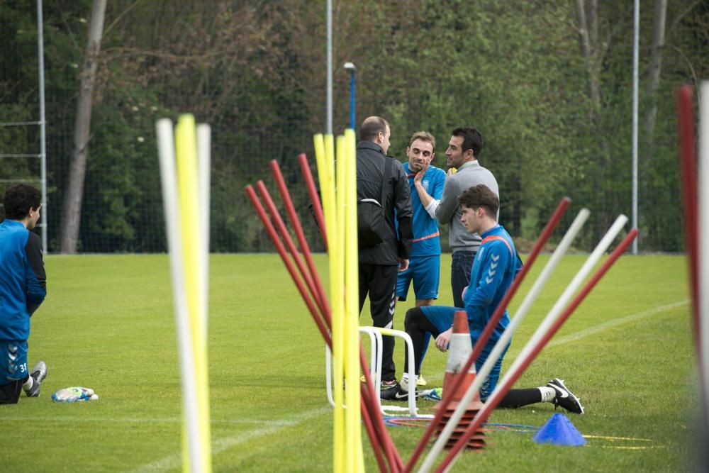 Entrenamiento del Real Oviedo