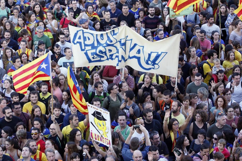 Manifestació a Girona.