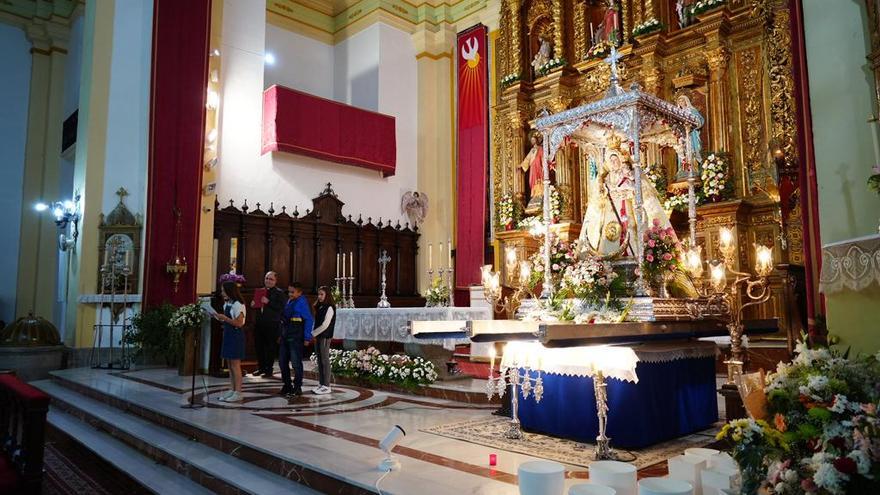 La Virgen de Luna, este viernes en Pozoblanco.