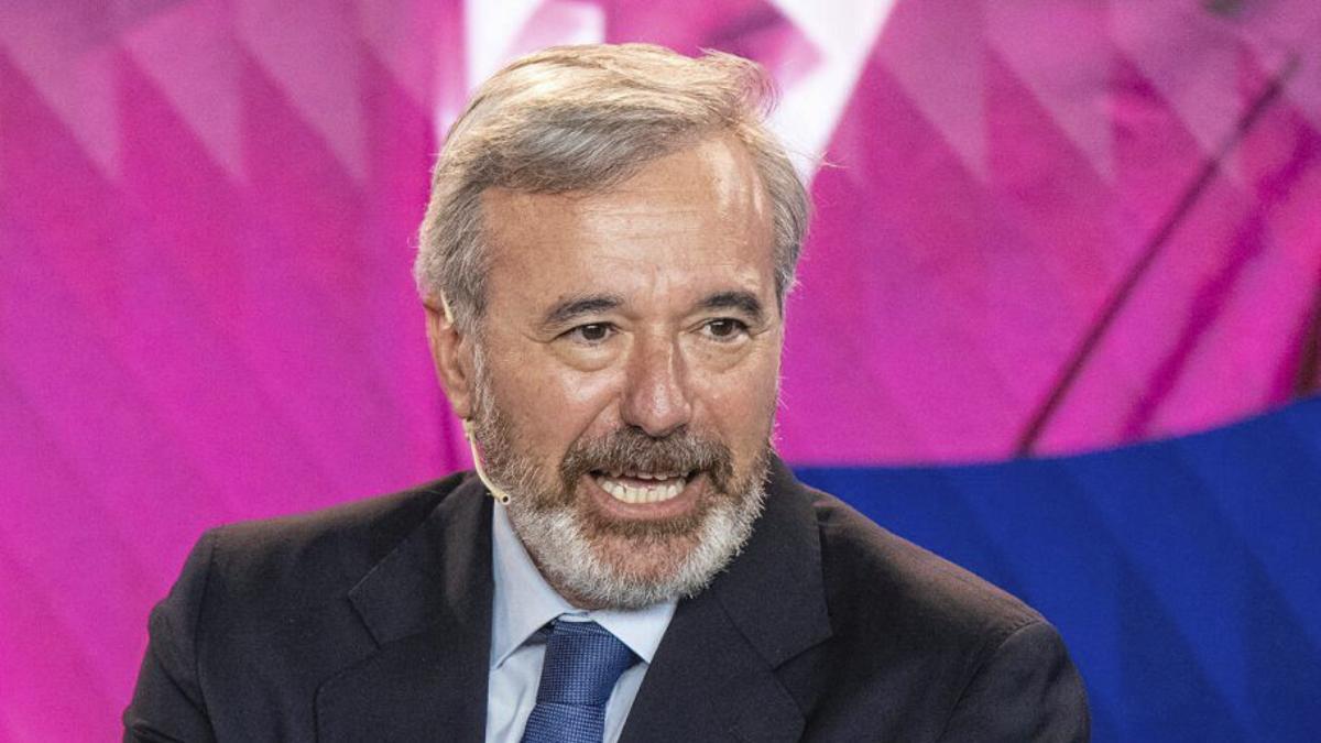 Jorge Azcón, durant l’acte d’ahir. | ZOWY VOETEN