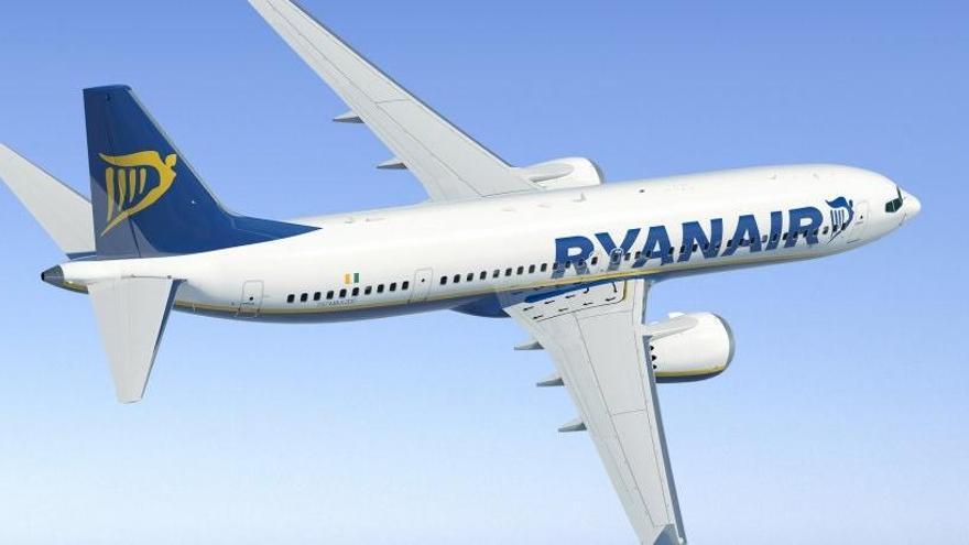 Avión de Ryanair.