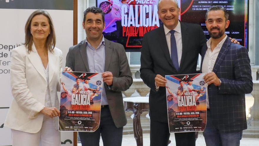 Presentación del Galicia Pádel Máster en la Diputación. |  // FDV