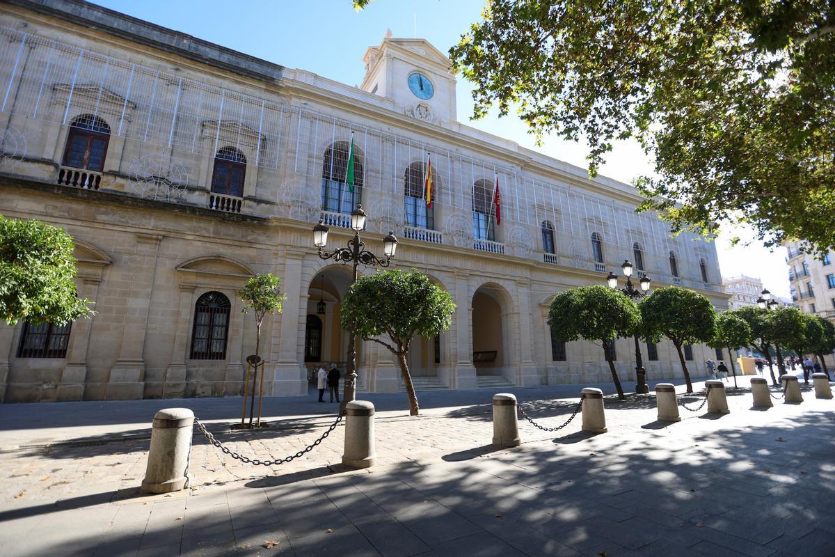 Fachada del Ayuntamiento de Sevilla.