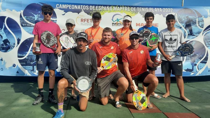 Triple corona ibicenca en el Campeonato de España de Vera