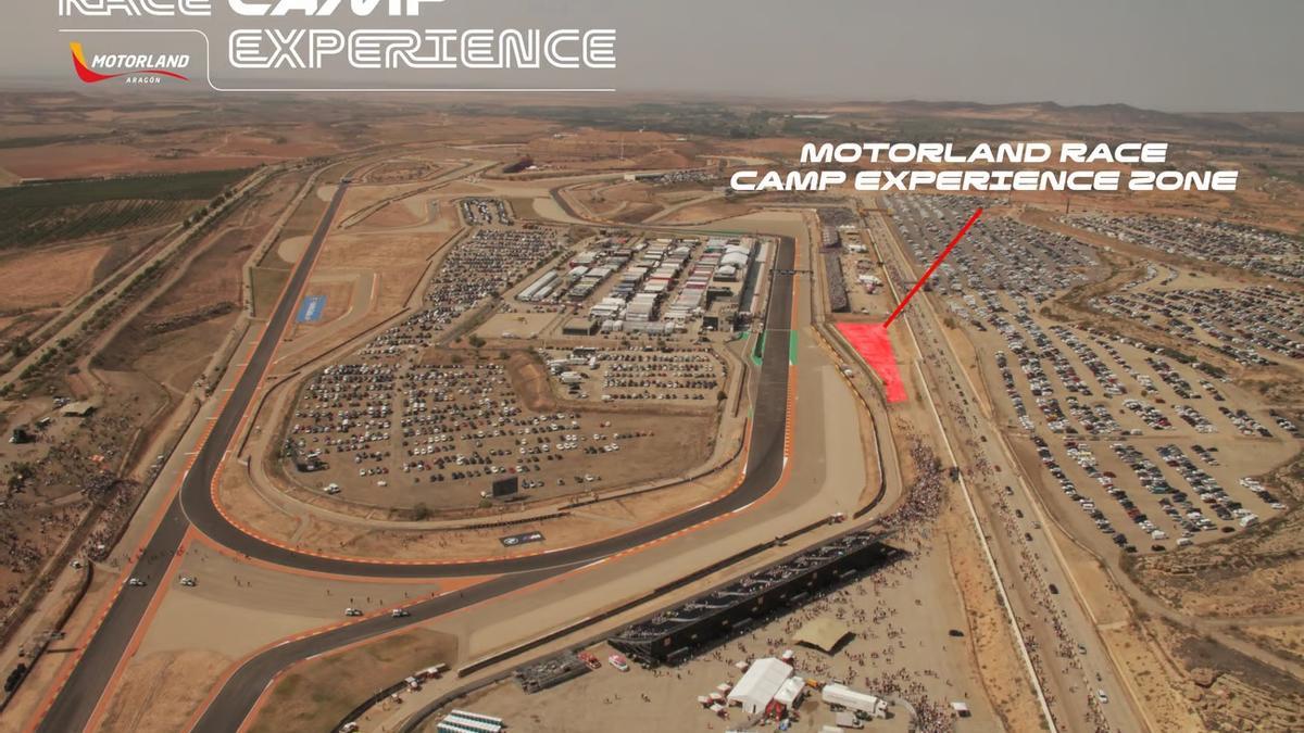 Zona donde se situará la Motorland Race Camp Experience.