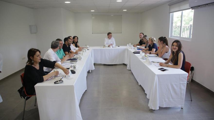 El Consell al completo se reunió ayer por la tarde en Montanejos.