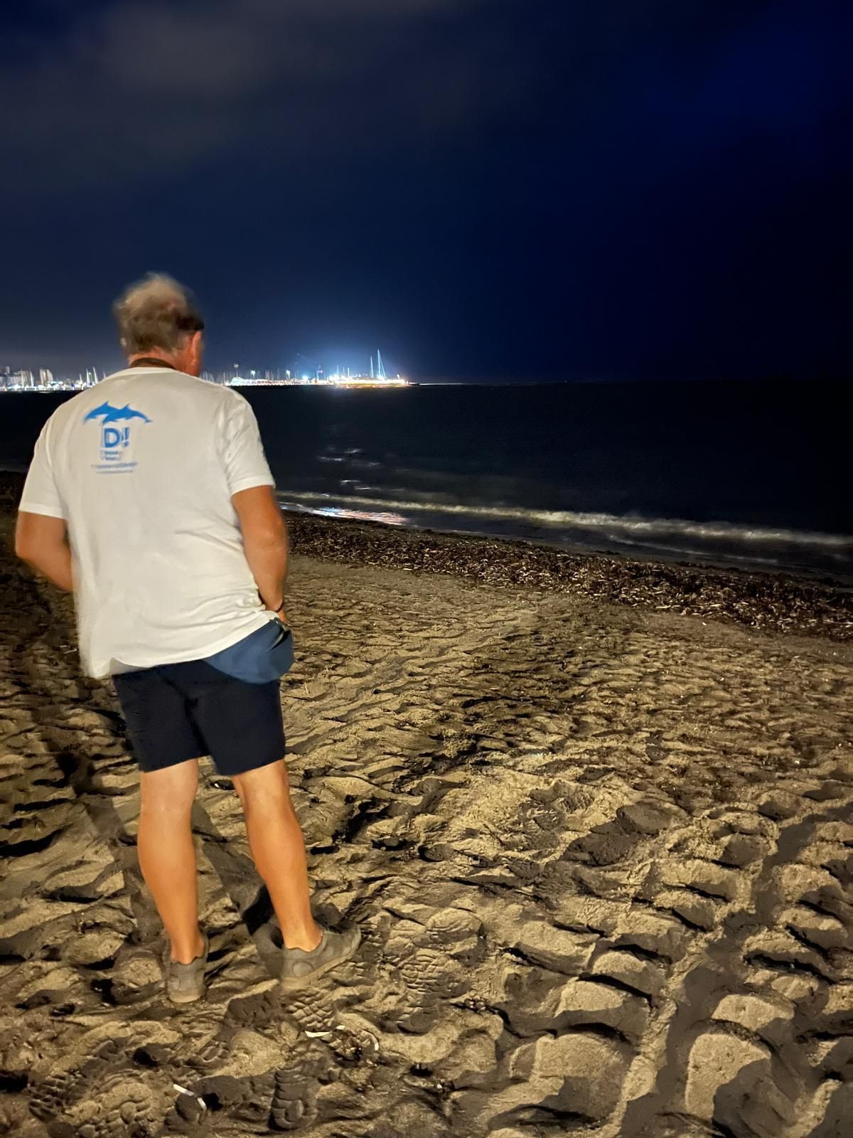 Toni Martínez, del Servei Ambiental Marí de Dénia