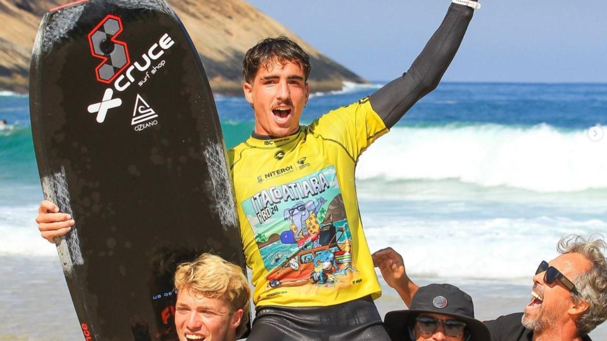 Armide Soliveres lidera el circuito mundial de bodyboard.