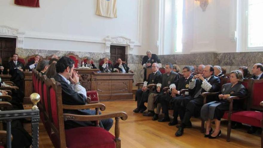 Imagen del acto de inauguración del Año Judicial en Galicia.