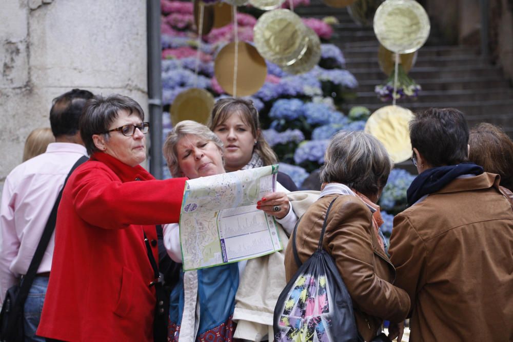 Girona es torna a omplir de visitants el darrer cap de setmana de Temps de Flors