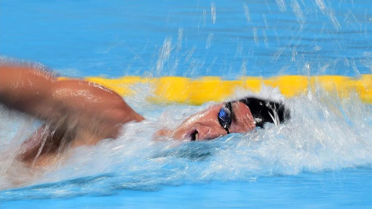 Marc Sánchez acarició la medalla en los 200 Libres