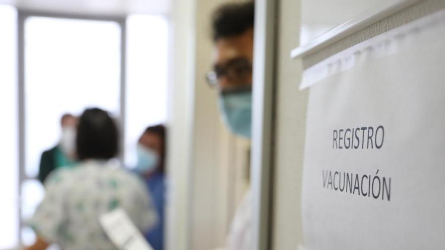 Personal sanitario de un hospital en Madrid.