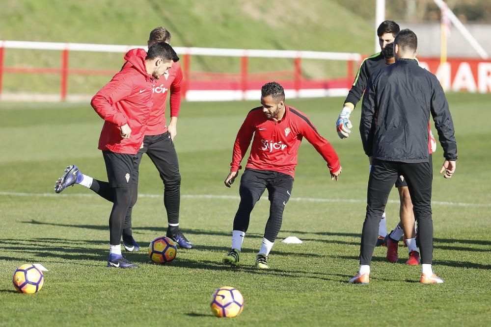 Entrenamiento del Sporting