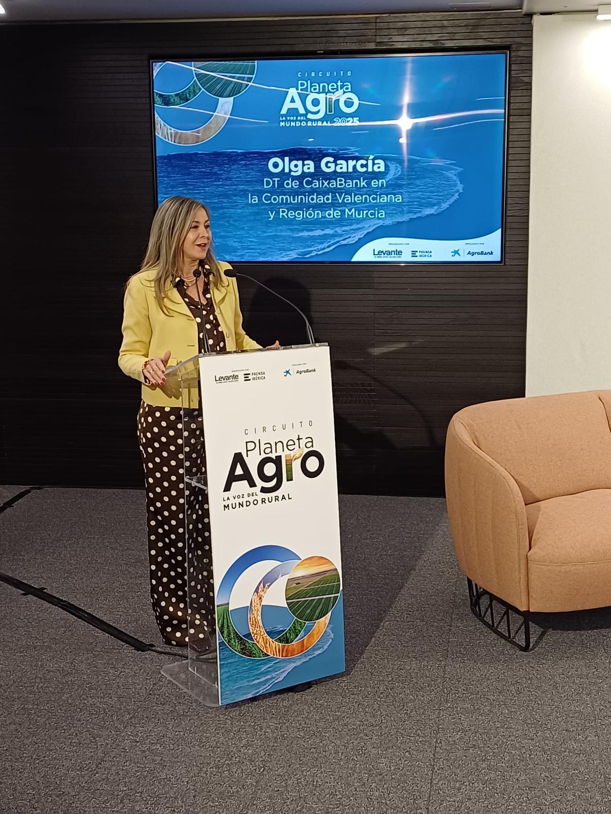Olga García, directora territorial de CaixaBank en la Comunitat Valenciana y Región de Murcia.