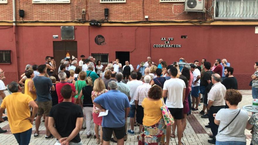 Protesta vecinal contra la zona azul.