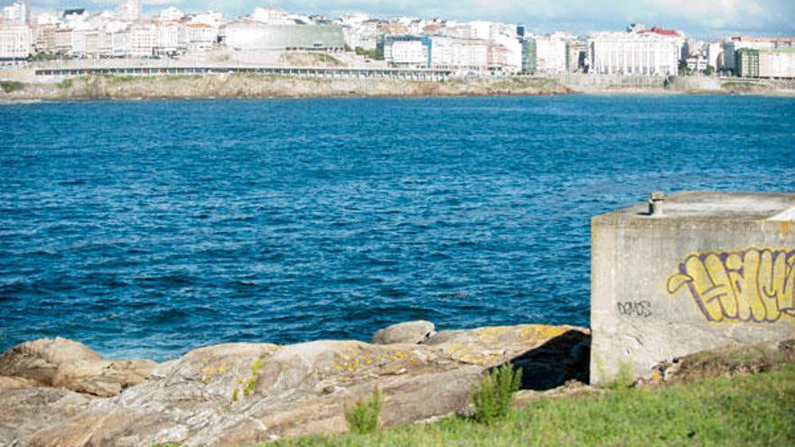 Nubes sobre la bahía de A Coruña. / J.Roller