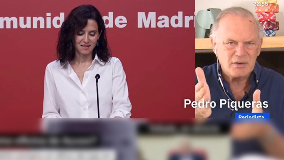 Pedro Piqueras analiza lo ocurrido con Isabel Díaz Ayuso