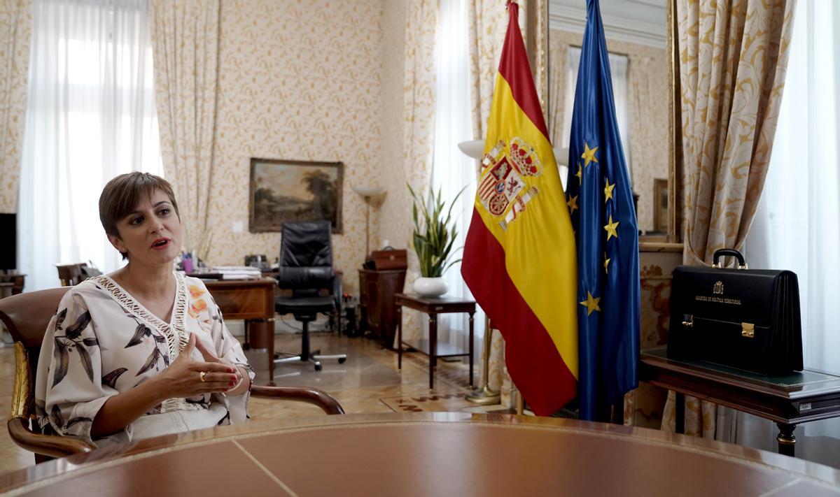 Isabel Rodríguez, ministra de Política Territorial y portavoz del Gobierno.