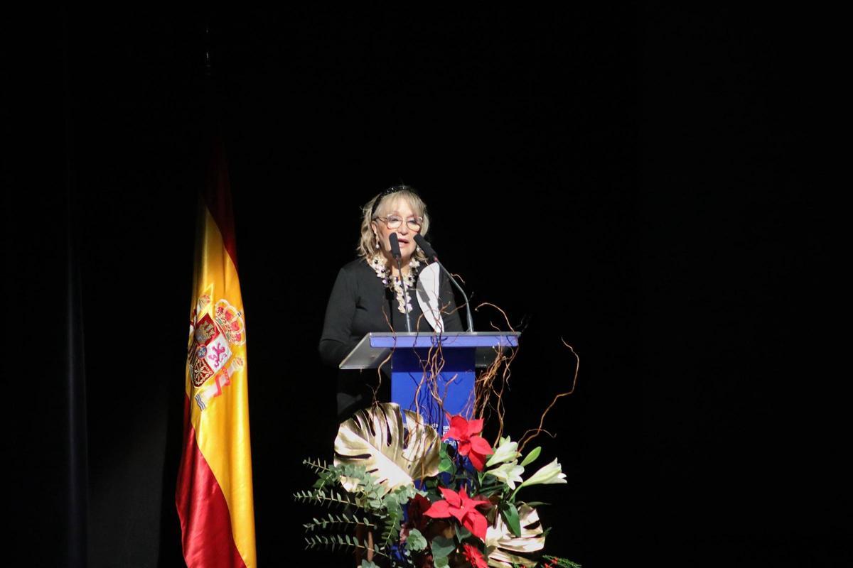 Carmen Ferreras, en el concierto de Navidad del Club LA OPINIÓN EL CORREO DE ZAMORA