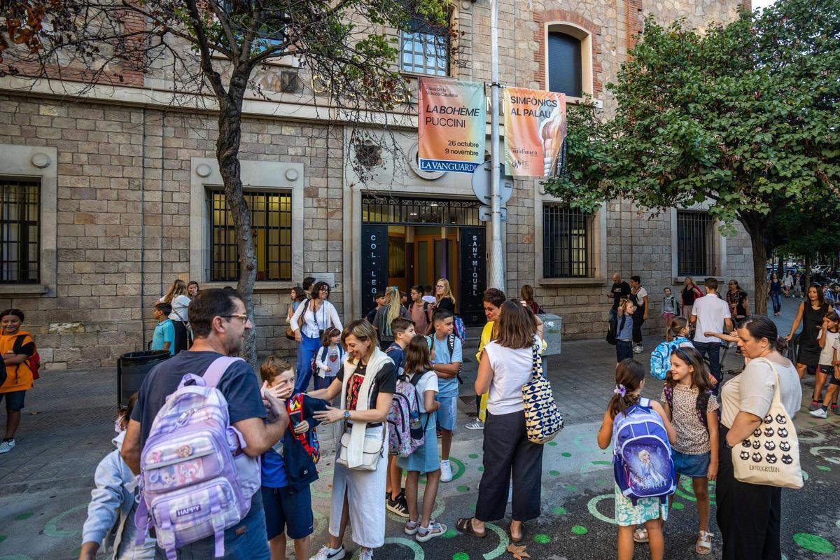 Vuelta al cole en la Escola Pia Sant Miquel de Barcelona