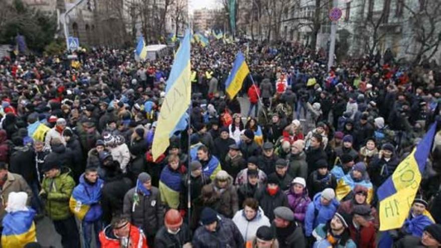 Los ucranianos dicen 'sí' a la UE