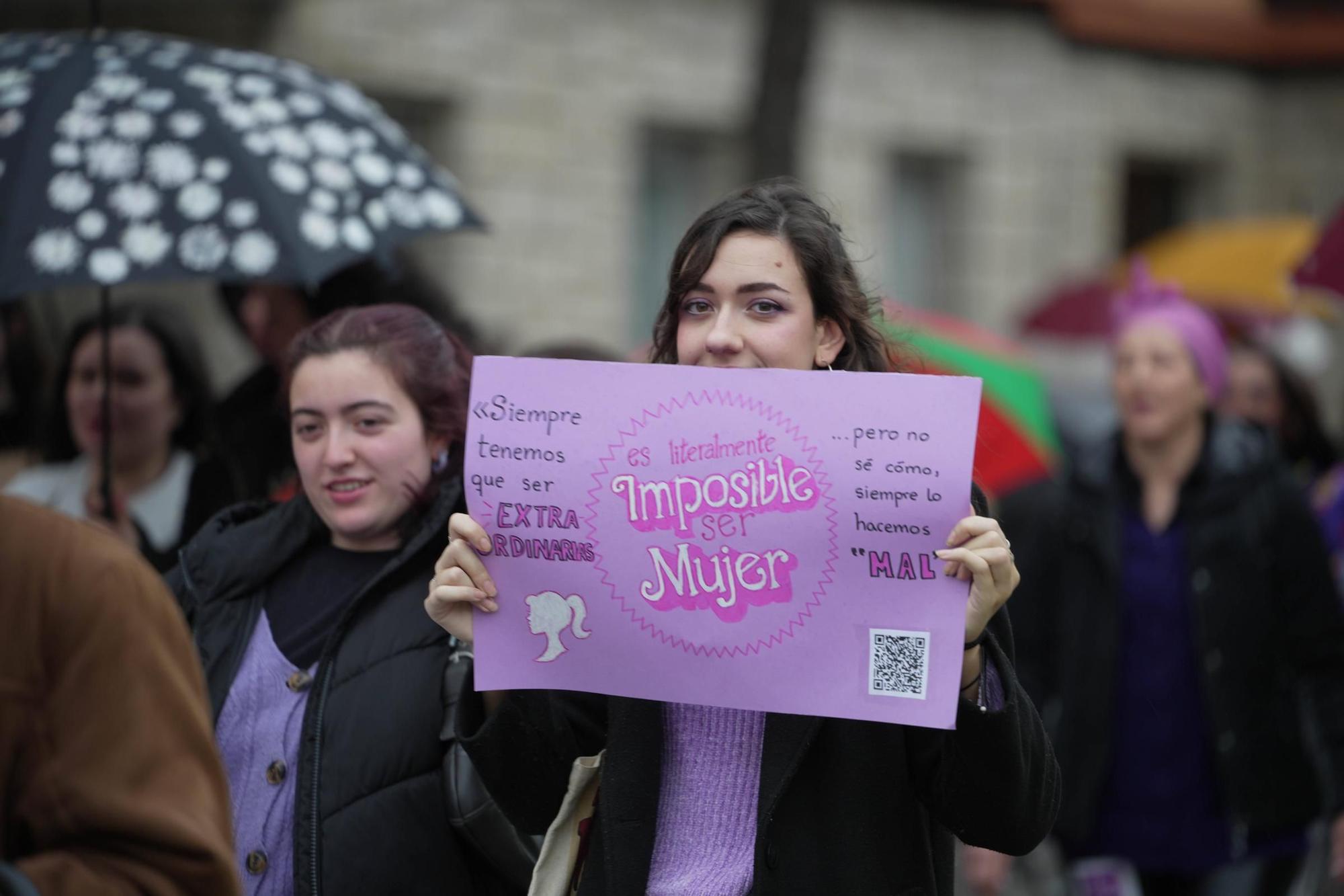 8M en Badajoz: Las mujeres gritan "se acabó"