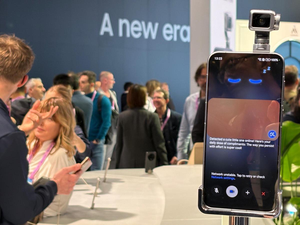 El Robot Phone de Honor, en el MWC 2026.