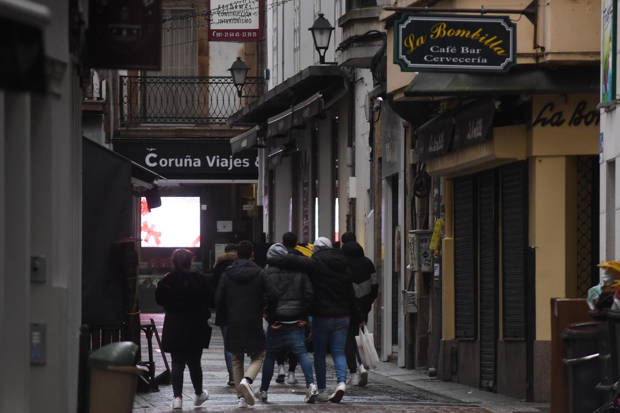 Las calles de A Coruña reciben un Año Nuevo Diferente