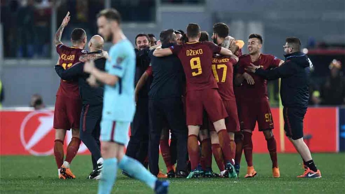 La Roma ha eliminado al Barcelona de Europa