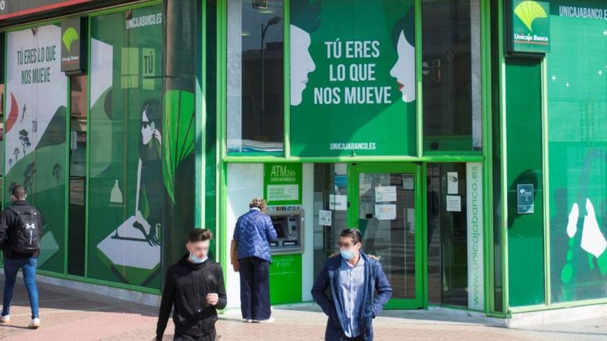 Una oficina de Unicaja Banco