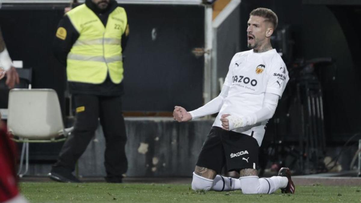 Samu Castillejo, jugador del Valencia CF