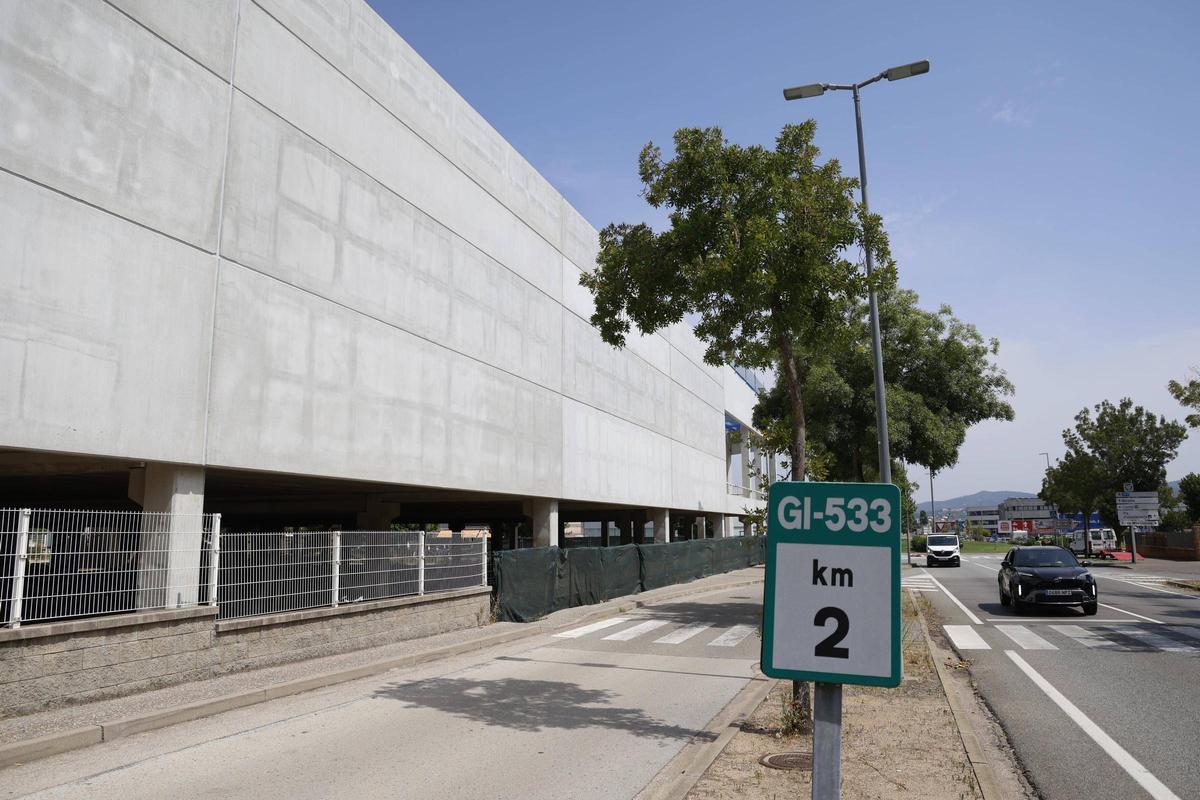 Les imatges de les obres per constuir un supermercat d'una cadena xilena a Vilablareix
