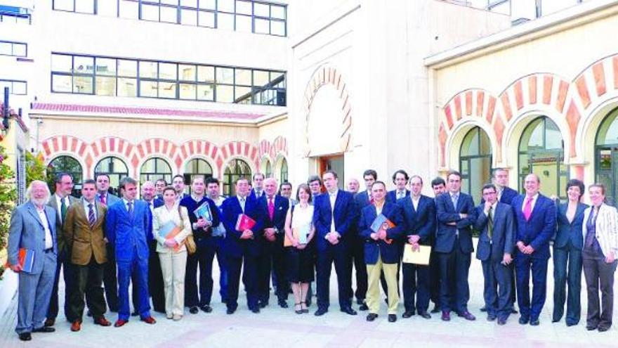 Los representantes empresariales asturianos en Marruecos.