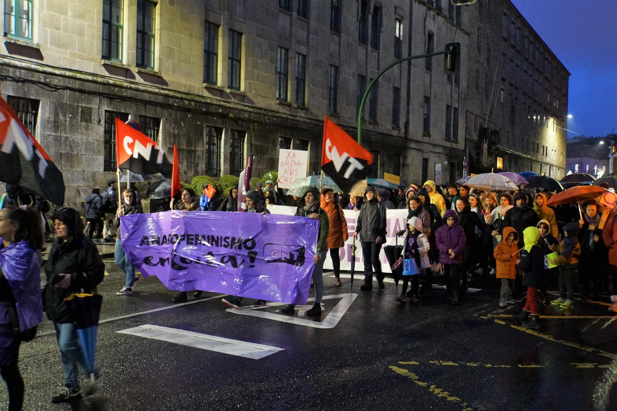 Manifestaciones 8M en Santiago de Compostela