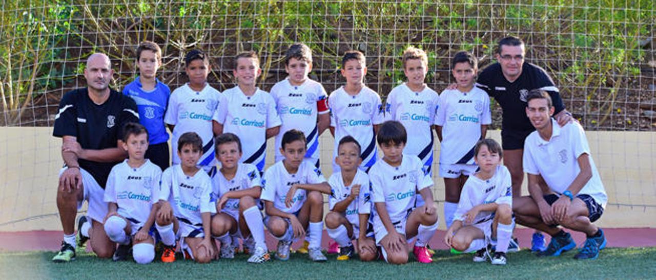 Equipo benjamín del Carrizal