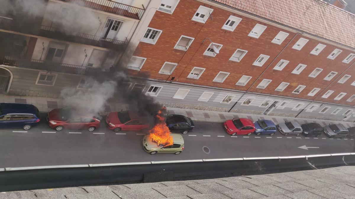 Incendio en Oviedo