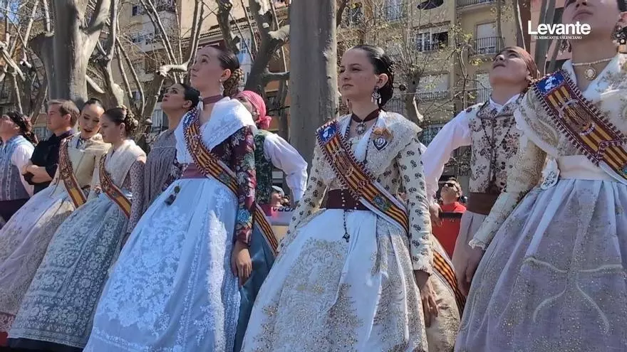 Así ha sido la 'mascletà' disparada por Caballer este martes en Xàtiva