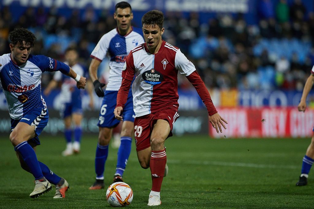 La goleada del Celta frente al Ebro en el estreno en Copa del Rey, en imágenes