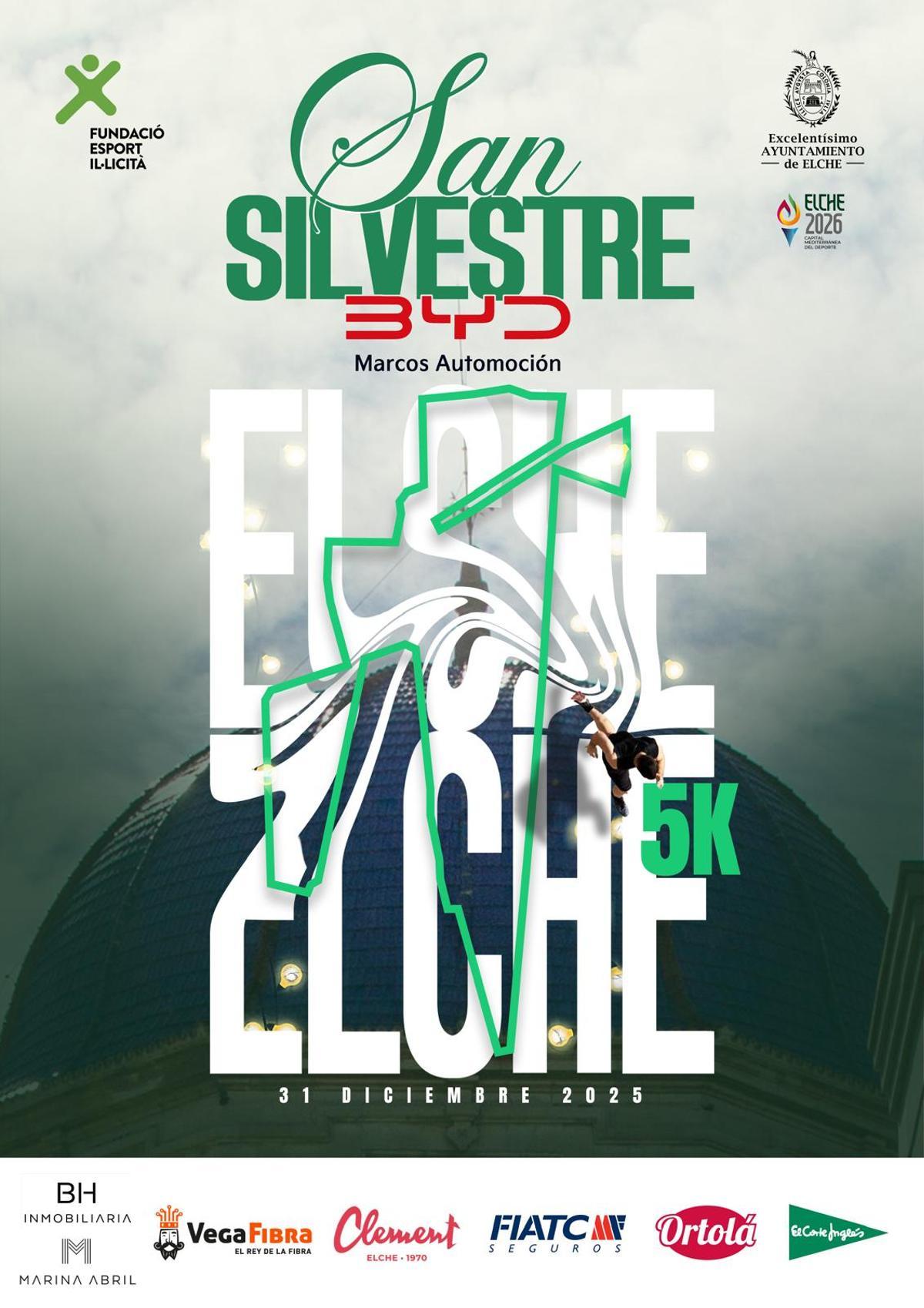 Cartel de la San Silvestre de Elche