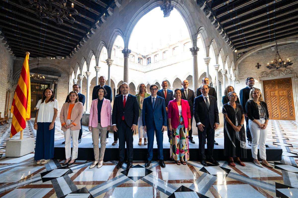 Primer Consell Executiu del Govern de Salvador Illa