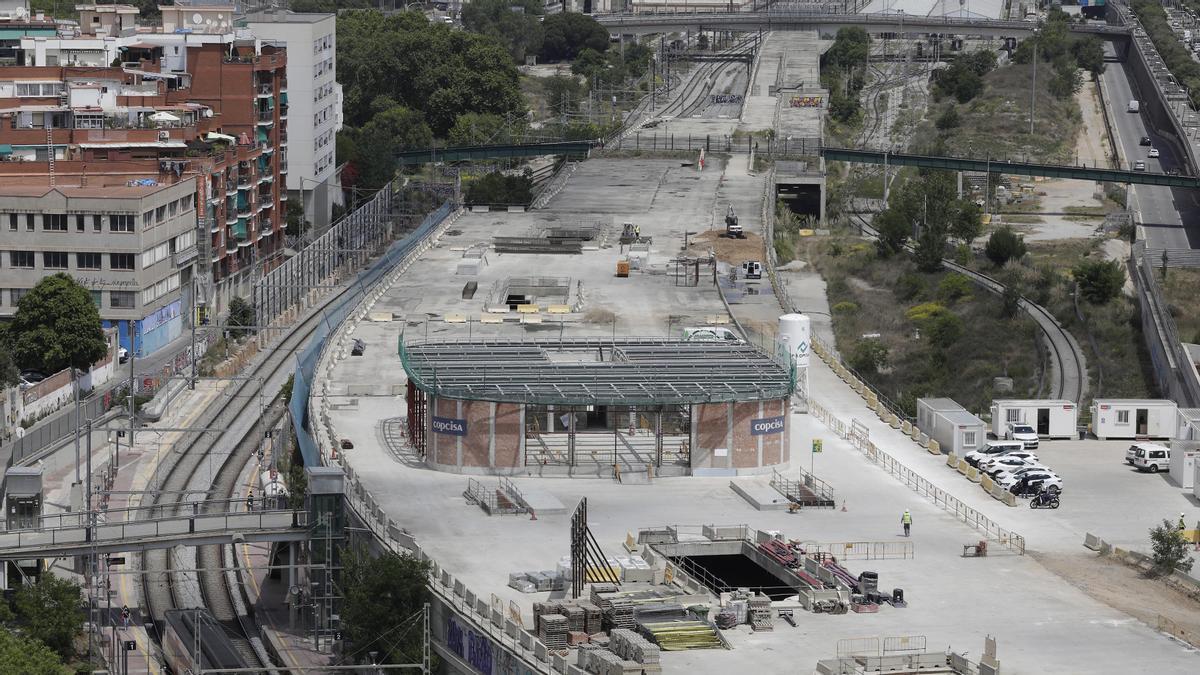 La nueva estación de Sant Andreu Comtal estará terminada en el segundo semestre de 2022