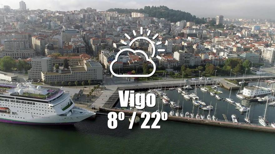 El tiempo en Vigo: previsión meteorológica para hoy, viernes 24 de mayo