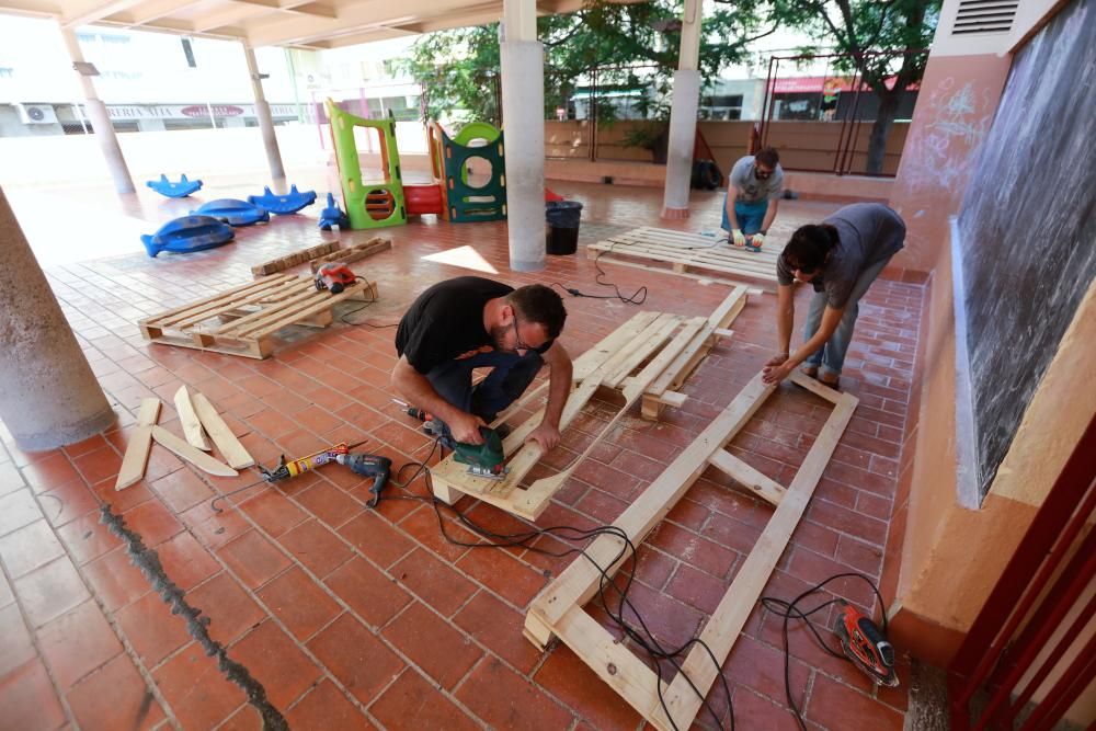 El Aina Moll se convierte en un taller