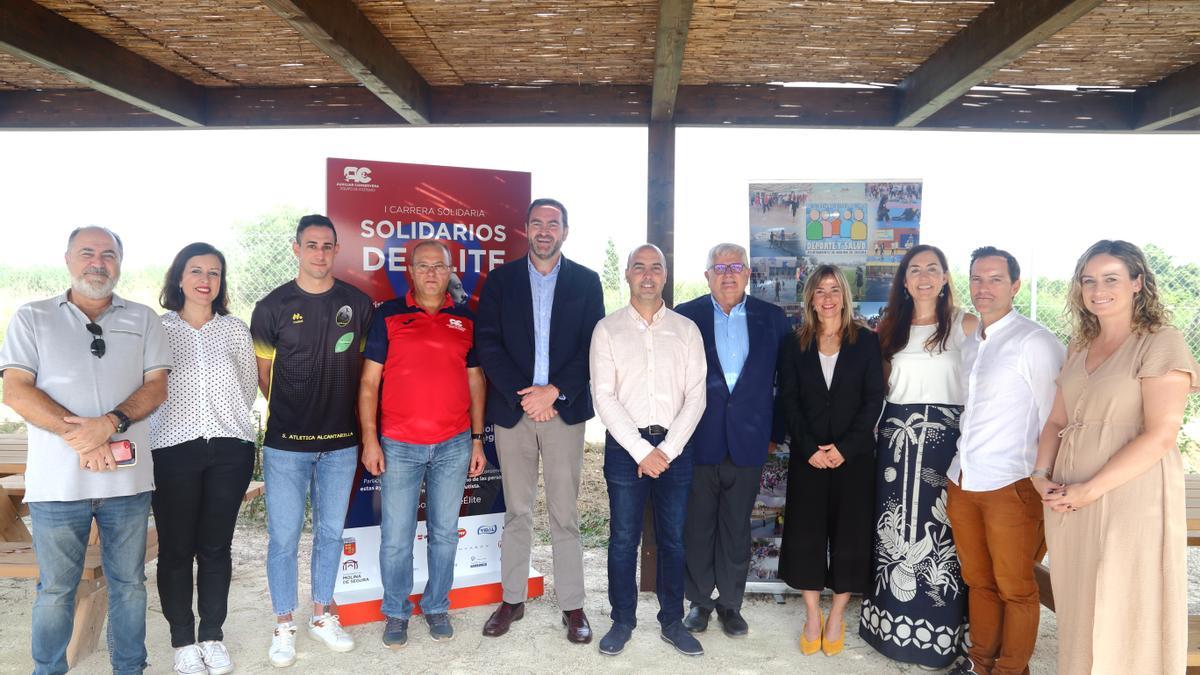 Imagen de la presentación en las instalaciones de la empresa Auxiliar Conservera