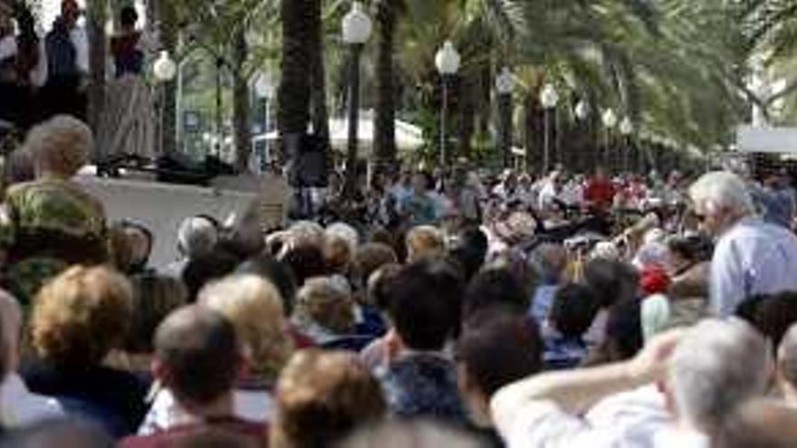 Acto del 9 d&#039;Octubre en la Explanada el año pasado.