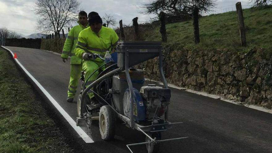 Finalizan las obras en la vía de Pintueles