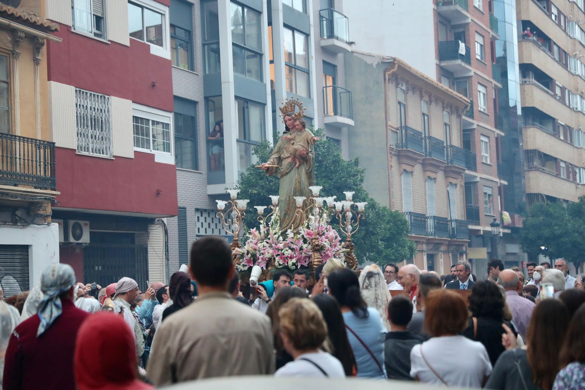 Temporada de Procesiones: Carmen, Nerea y las cortes, en la de María Auxiliadora