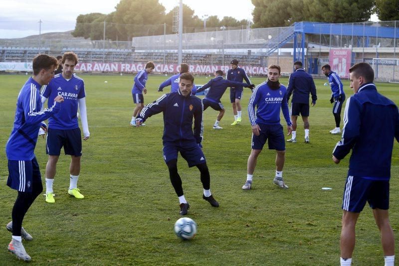 Entrenamiento del 15 de noviembre del Real Zaragoza